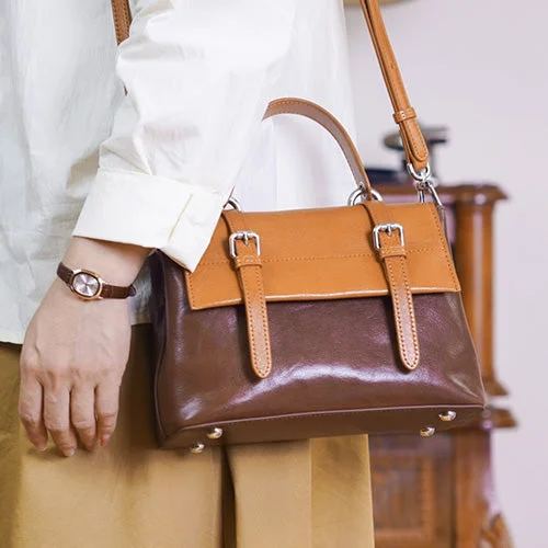 Your Perfect Bag At The Perfect PriceHot Brand Discounts Small Genuine Leather Colorblock Satchel Bags For Ladies Your Perfect Bag At The Perfect PriceHot Brand Discounts Small Genuine Leather Colorblock Satchel Bags For Ladies