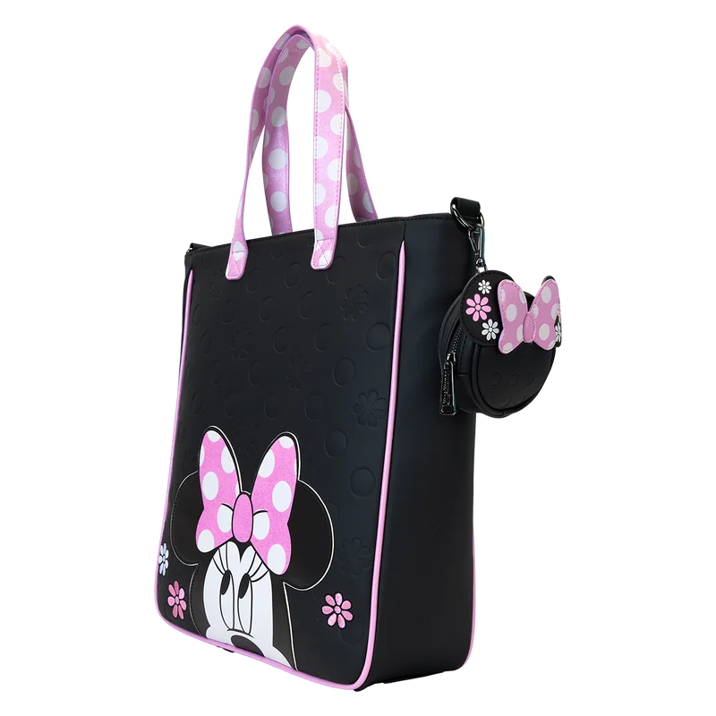  Fashion Bags, Limited OfferFeminine Style Promotions Minnie Mouse Floral Rock The Dots Tote Bag With Coin Bag