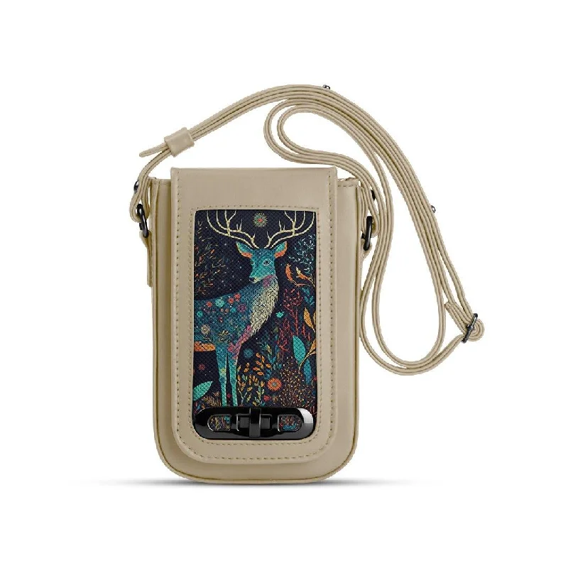  Trendy Purses At Exclusive Promotional RatesChic And Trendy Beige Tagged Crossbag Deer