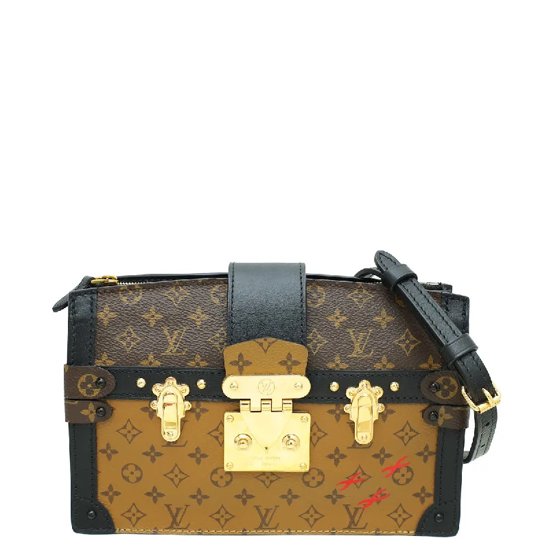 Fashionable Handbags, Limited-Time DealsBold Fashion Sales Louis Vuitton Bicolor Monogram/Reverse Trunk Clutch Bag