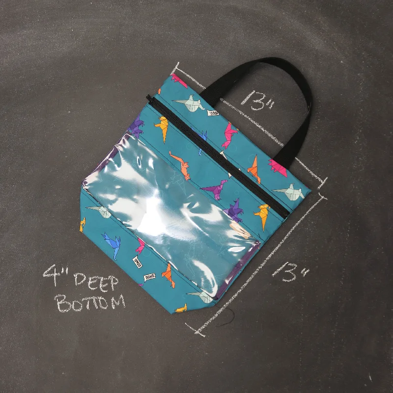 Elegant Bags, Limited StockAffordable Bags For Budget Shoppers View Ewe Project Tote Bag in Origami Dinos Elegant Bags, Limited StockAffordable Bags For Budget Shoppers View Ewe Project Tote Bag in Origami Dinos