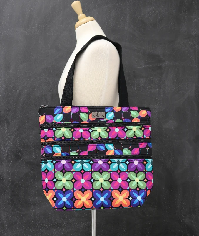 Fashionable Bags With Special Seasonal OffersEasy Elegance Sales Zipalicious Triple Zipper Tote Bag in Birds in Bloom Fashionable Bags With Special Seasonal OffersEasy Elegance Sales Zipalicious Triple Zipper Tote Bag in Birds in Bloom