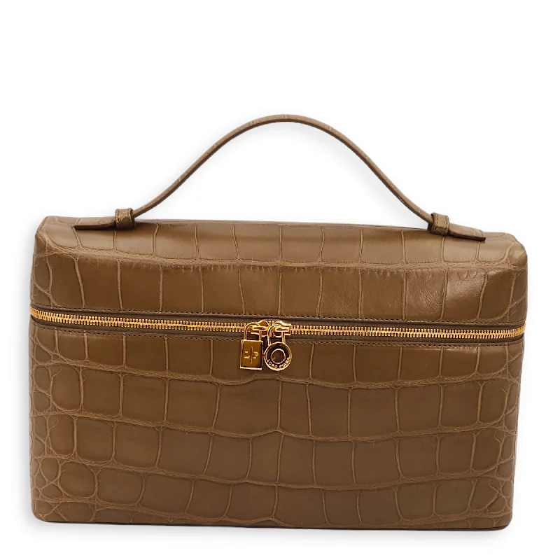 Grab Stylish Bags Before They Sell OutLimited Stock, Big Discounts Extra L27 Brown Crossbody Bag in Lambskin, Gold hardware Grab Stylish Bags Before They Sell OutLimited Stock, Big Discounts Extra L27 Brown Crossbody Bag in Lambskin, Gold hardware
