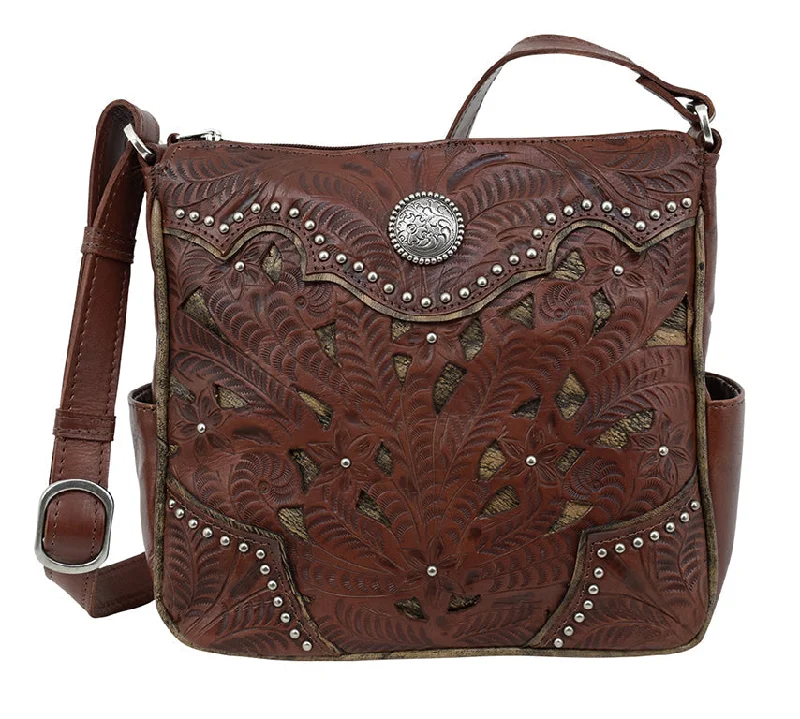 Inlay Eagle Brown Messenger Bag 5585