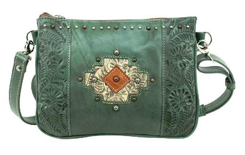 Navajo Soul Multi-Compartment Crossbody - Turquoise