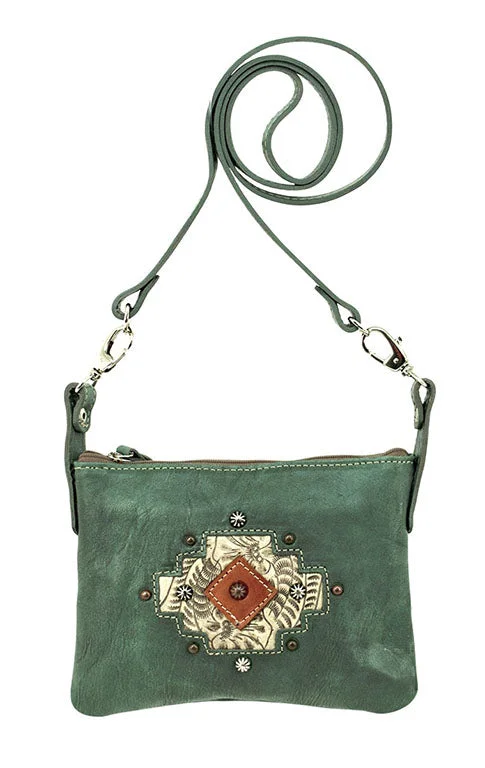 Navajo Soul Trail Rider Crossbody/Hip Bag - Turquoise