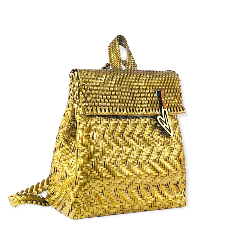 Monochrome Gold Backpack