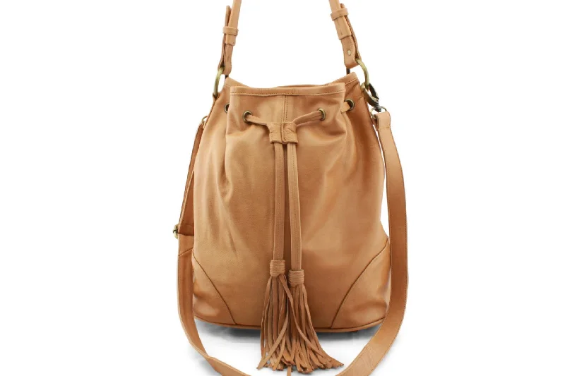  Classic Totes At Unbeatable DealsShop Sale Items ALINE LEATHER HANDBAG IN TAN