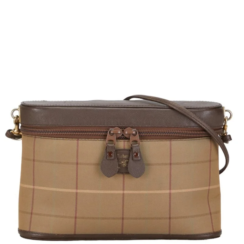 Burberry Nova Check  Canvas Shoulder Bag (Pre-Owned)