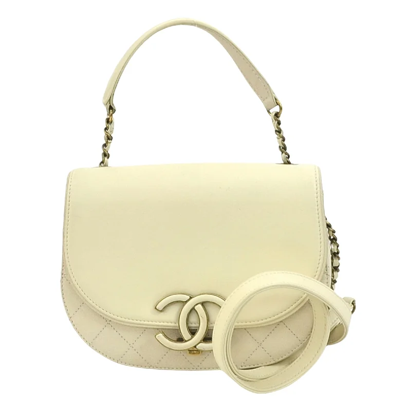 Chanel Coco Curve  Leather Shoulder Bag (Pre-Owned)