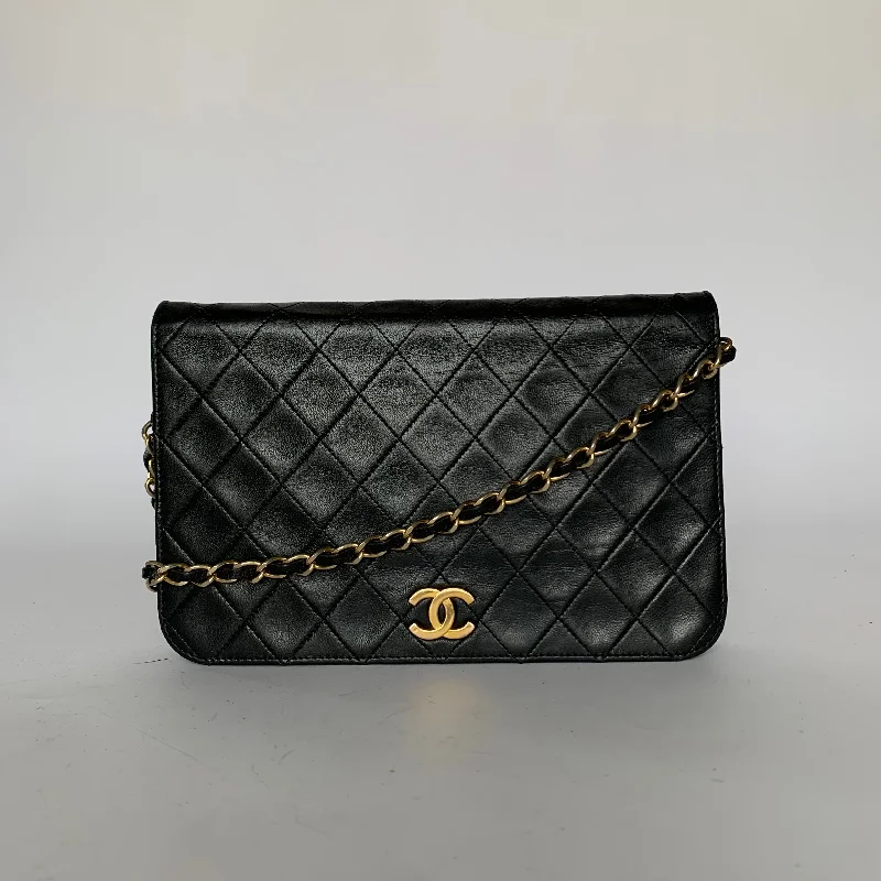 Chanel Single Flap Bag Lambskin Leather