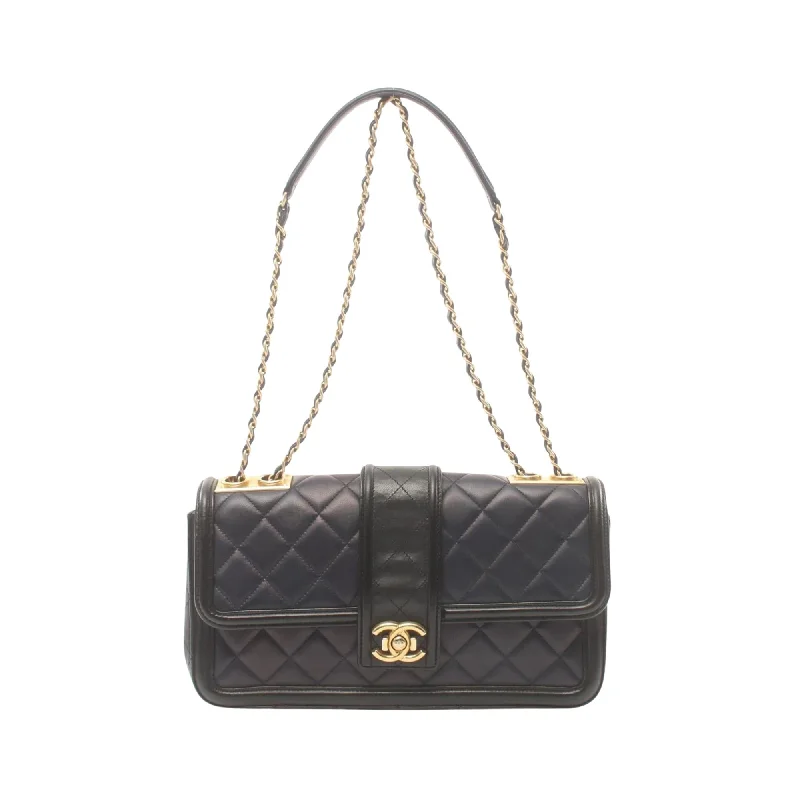 Chanel Single Flap  Leather Shoulder Bag (Pre-Owned)