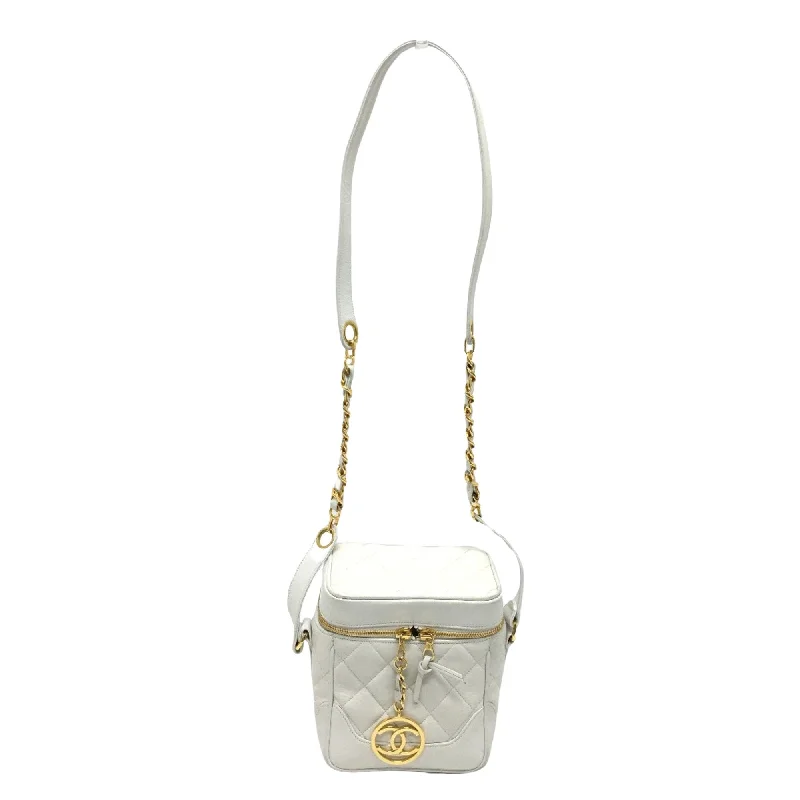 Chanel Vanity Vertical  Leather Shoulder Bag (Pre-Owned)