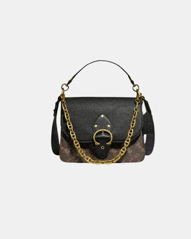 Coach Beat Shoulder Bag with Horse and Carriage Print