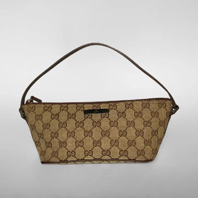 Gucci Boat Pochette Monogram Canvas