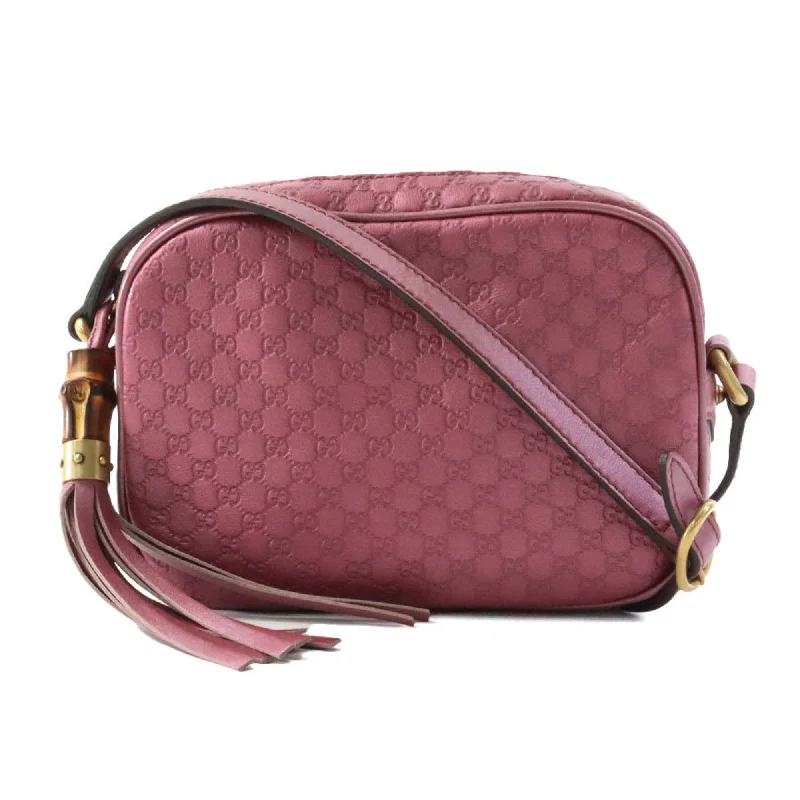 Gucci Guccissima  Leather Shoulder Bag (Pre-Owned)