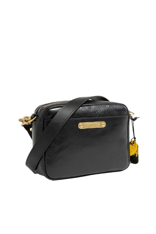 Jane | Premium Black Leather Handbag