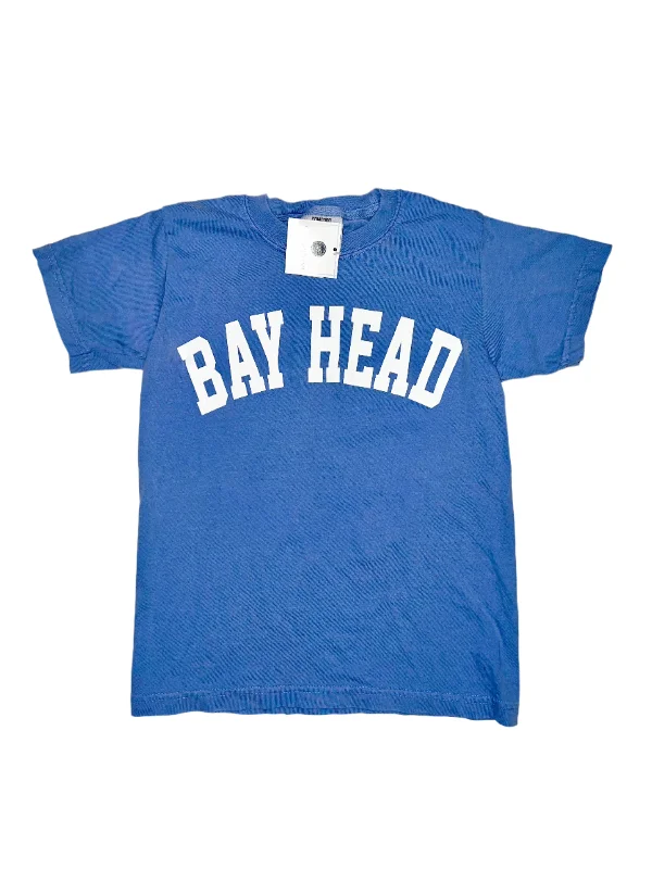 Kids Stonewashed Azura Blue Bay Head T-Shirt