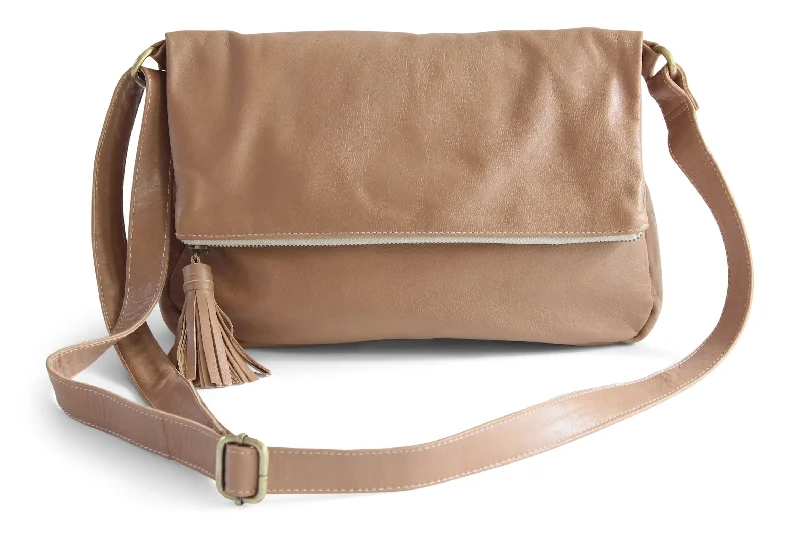  Stylish And Functional Bags Now At Reduced RatesSpecial Offer For You LOUISE LEATHER HANDBAG IN NUDE