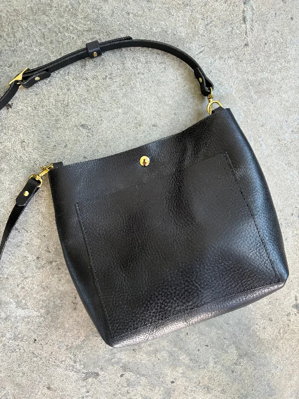 Mini Day Bag - Luxe Black Pebble