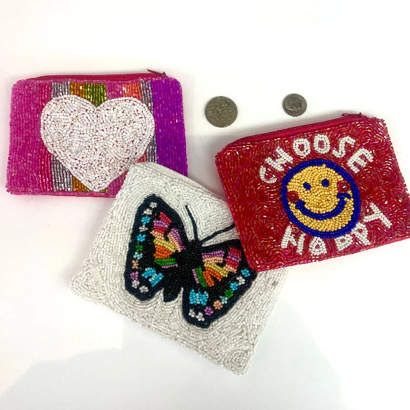  Trendy Handbags At Limited-Time DiscountsSummer Fashion Out & About Beaded Coin Purse