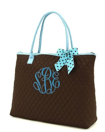 QSD2705 Quilted Solid Large Tote