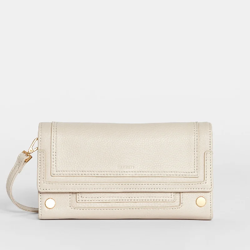 AJ Crossbody Clutch | Chateau Cream/Brushed Gold