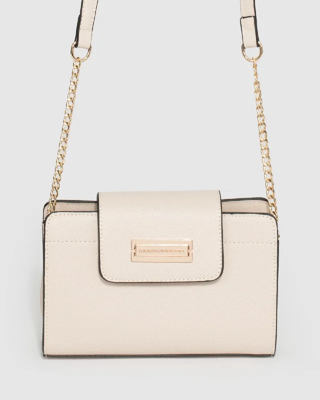 Ivory Yelena Plate Crossbody Bag