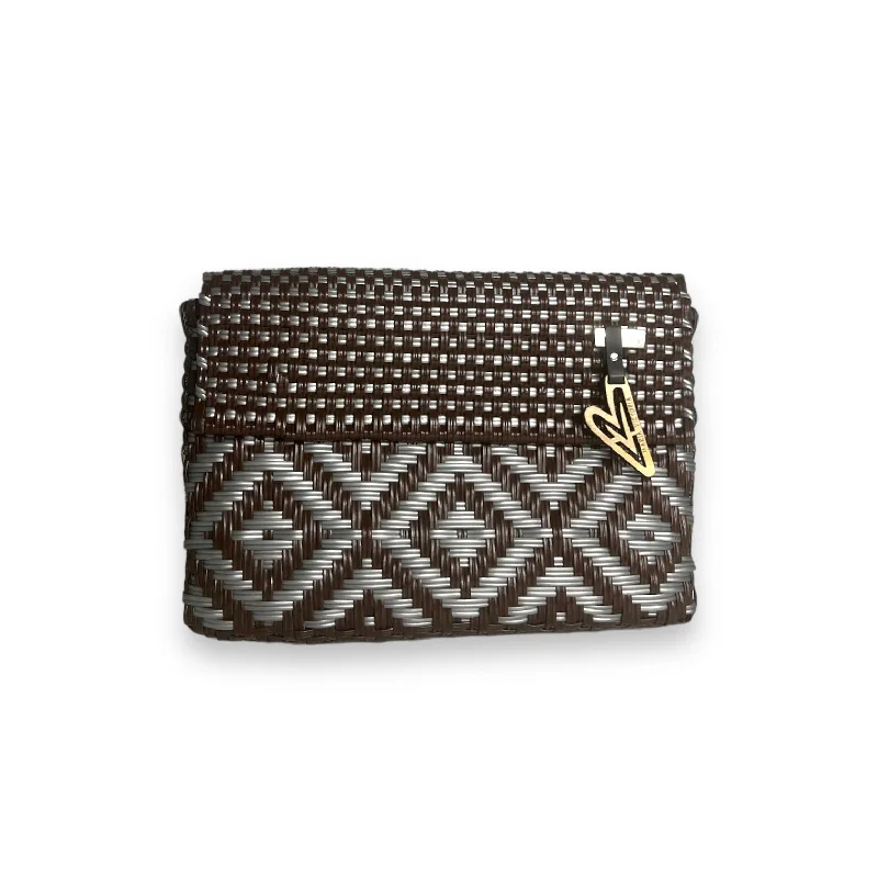  Premium Handbags With A Touch Of EleganceMaria Victoria | Coffee Clutch DI | Upcycled, Handwoven, Multicolor Clutch Wallet