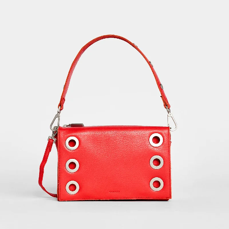 Montana Clutch | Lighthouse Red/Brushed Silver | Sml