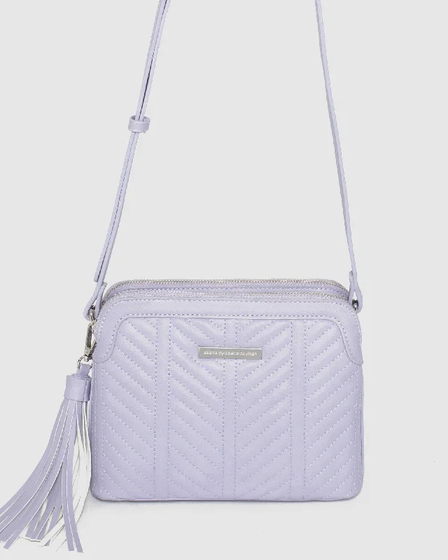 Purple Joanna Crossbody Bag