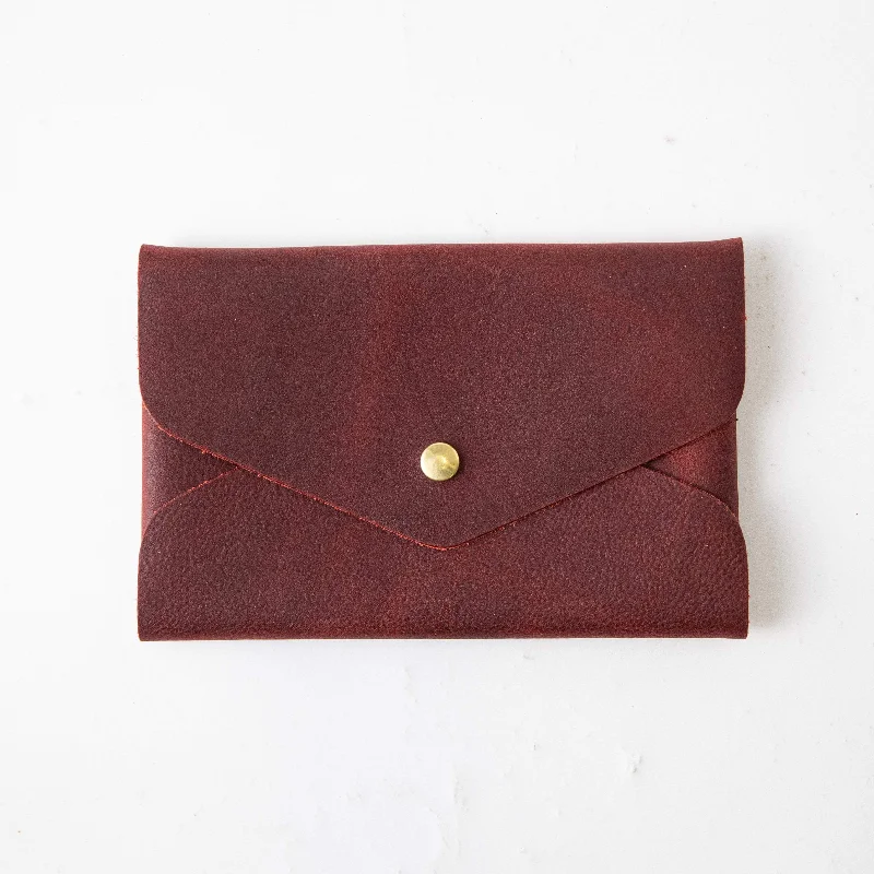 Red Kodiak Envelope Clutch