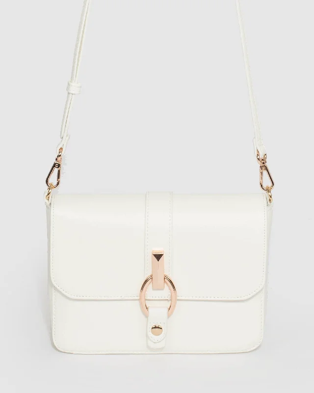 White Elissa Crossbody Bag