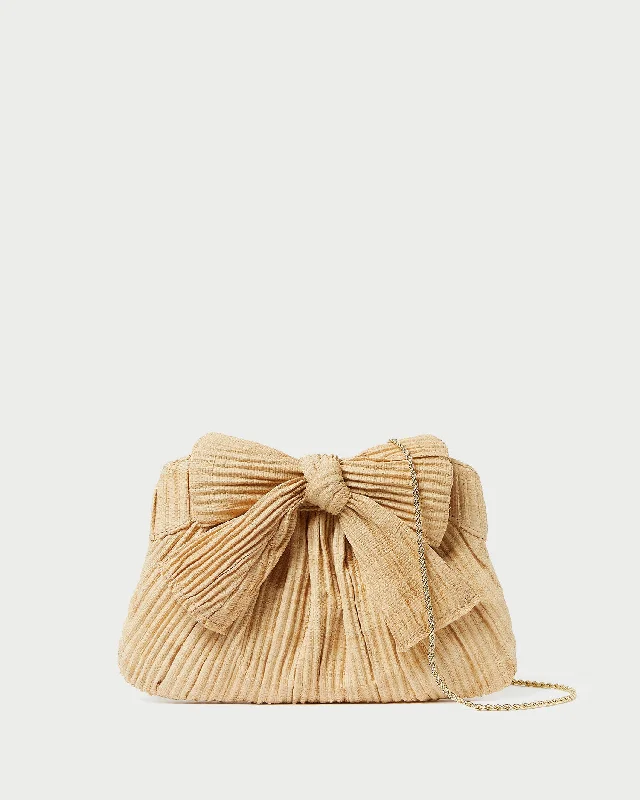 Rayne Natural Bow Clutch