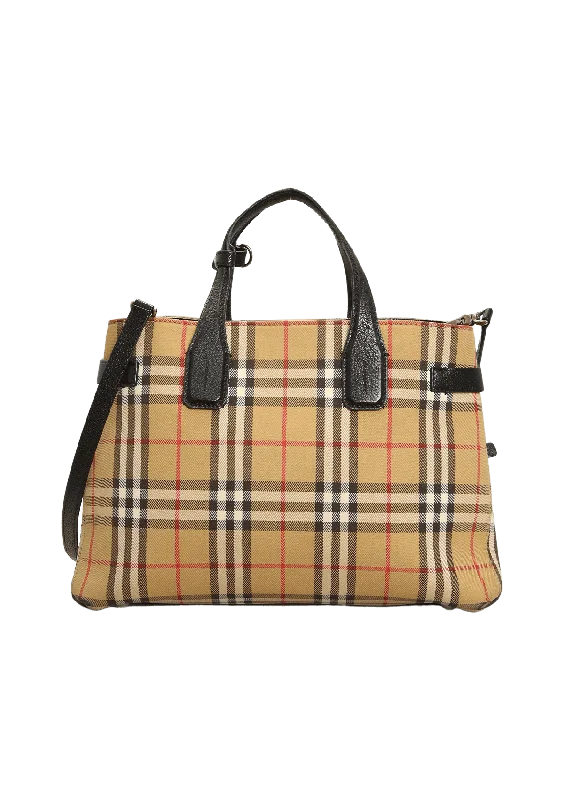 HAYMARKET CHECK TOTE