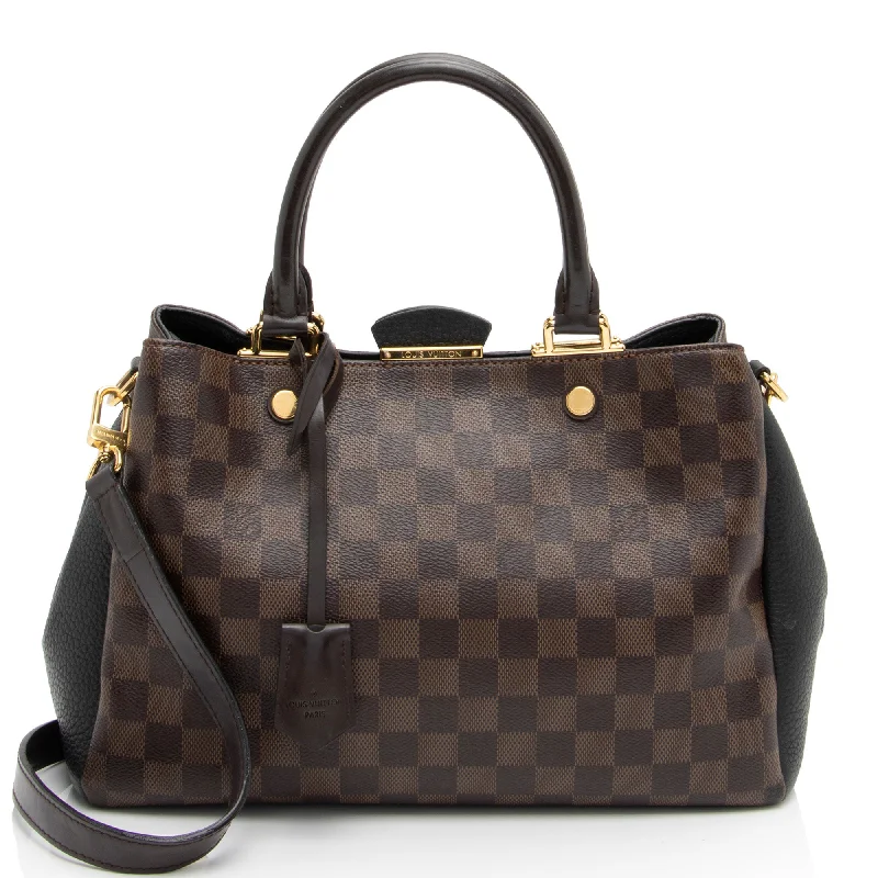 Louis Vuitton Damier Ebene Brittany Satchel (SHF-fyYPGZ)