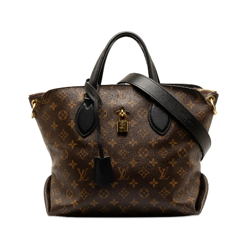 Louis Vuitton Monogram Flower Zipped Tote PM (SHG-dKkl7o)