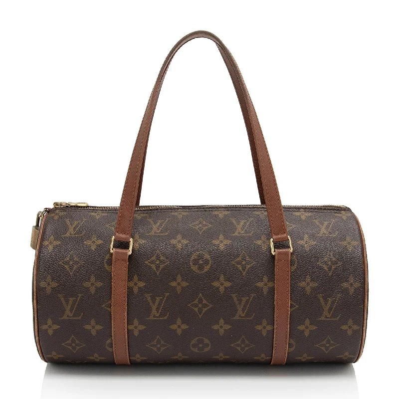 Louis Vuitton Vintage Monogram Canvas Papillon 30 Satchel (SHF-r40l7P)