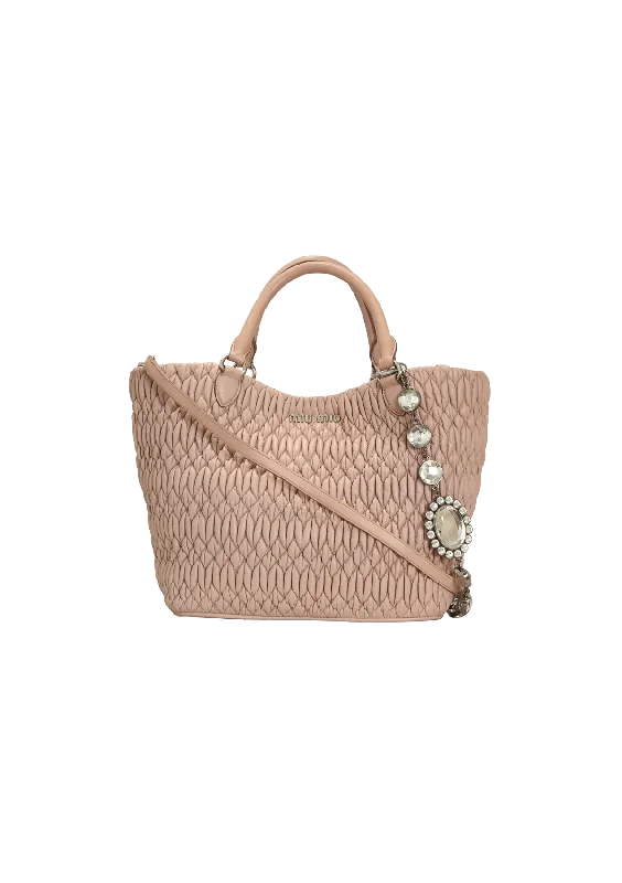 MATELASSÉ SWAROVKSI CRYSTAL ICONIC TOTE