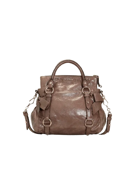 VITELLO SHINE BAULETTO BOW BAG